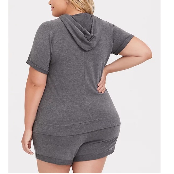 2 Piece Gray Lounging Set - Picture 2 of 13